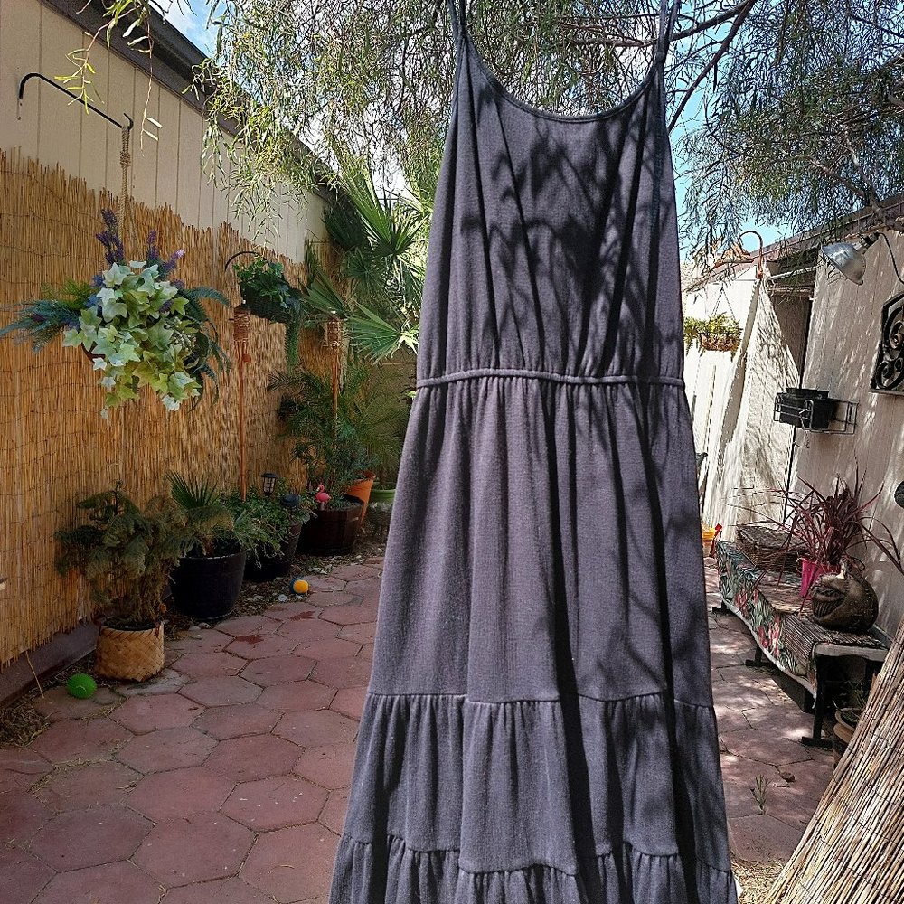 Perfect Long Black Summer Dress by Knox Rose